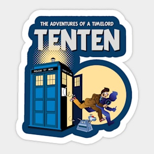 THE ADVENTURES OF A TIMELORD Sticker